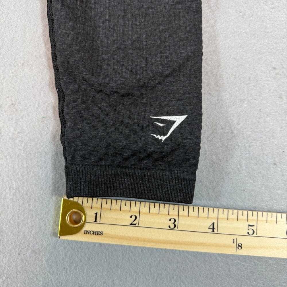 Gymshark Vital Seamless Leggings Womens XS Charcoal Grey Marl High Waisted - Picture 8 of 10
